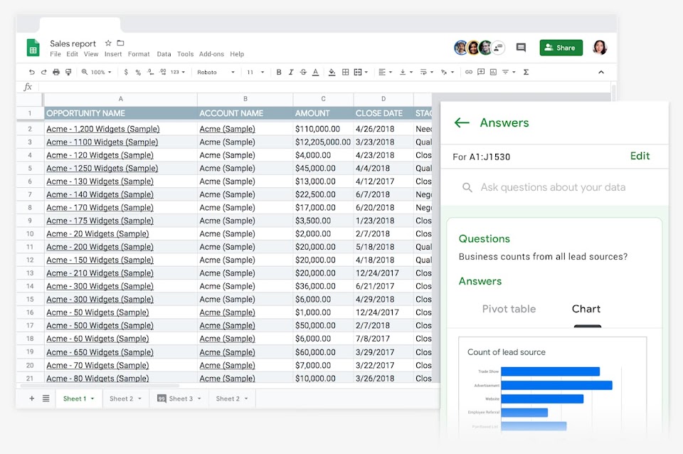 Google sheet - best product management tool