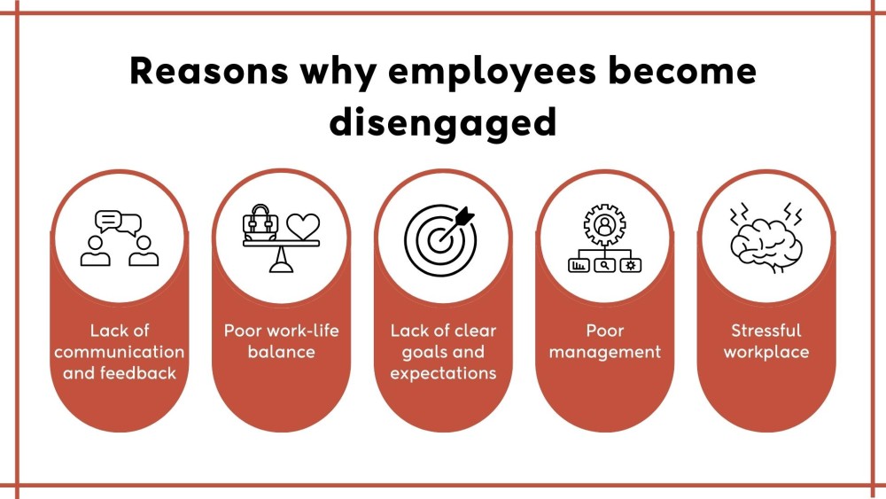 Reasons why employees become disengaged