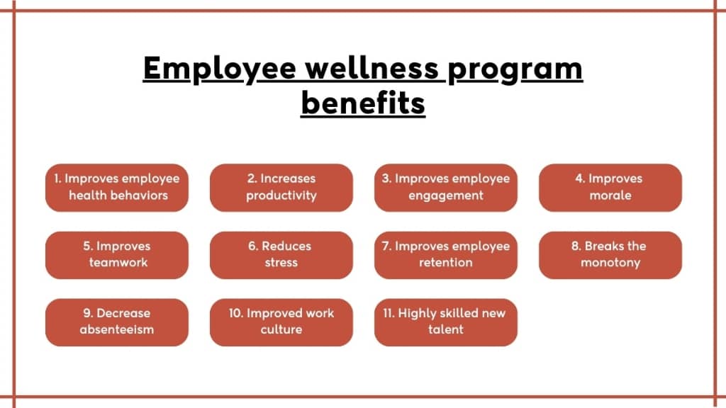 Employee wellness program benefits