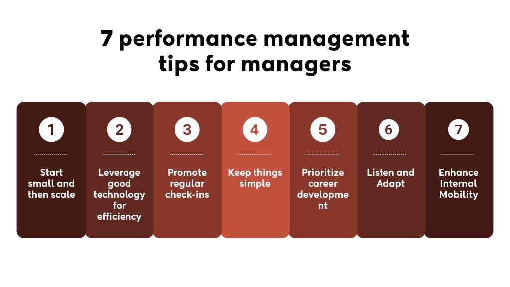 7 performance management tips for managers