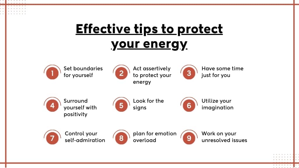 Effective tips to protect your energy