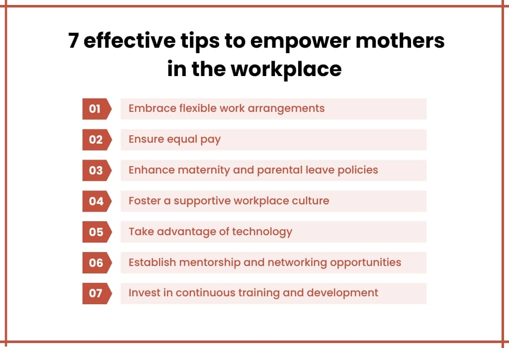 7 effective tips to empower mothers in the workplace