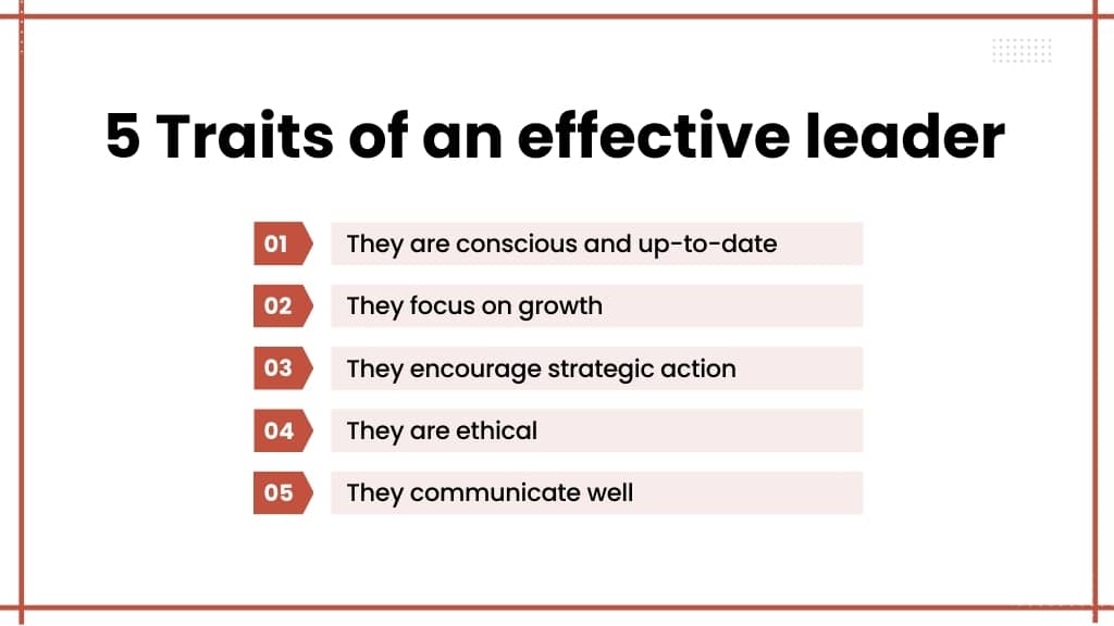 Traits of effective leader