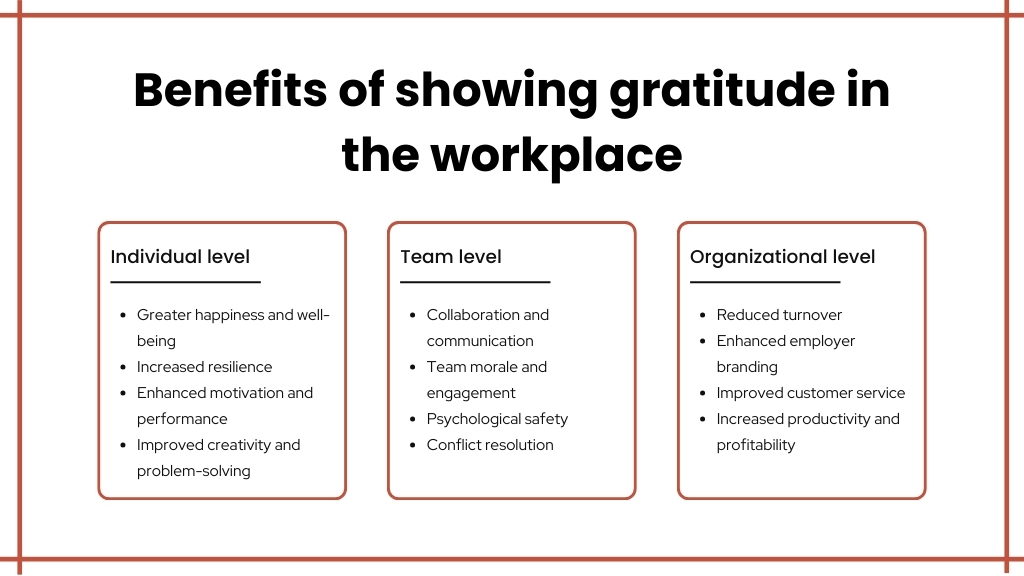 showing gratitude in the workplace