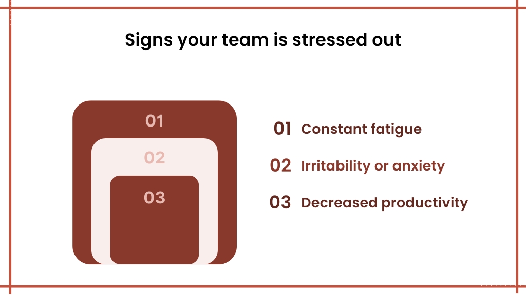 Signs your team is stressed out