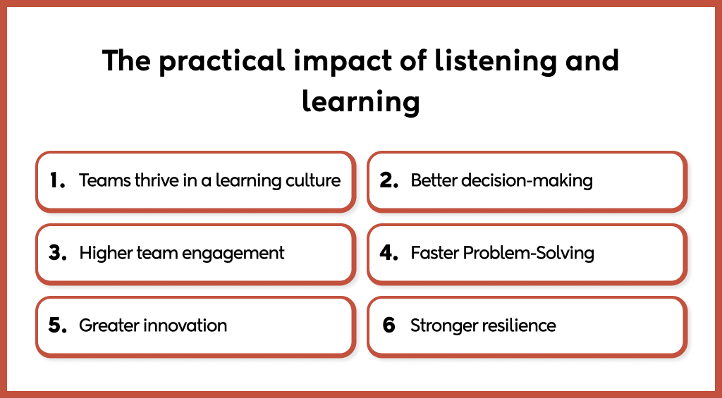 the practical impact of listening and learning 