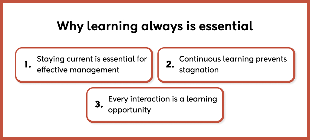 why learning always is essential